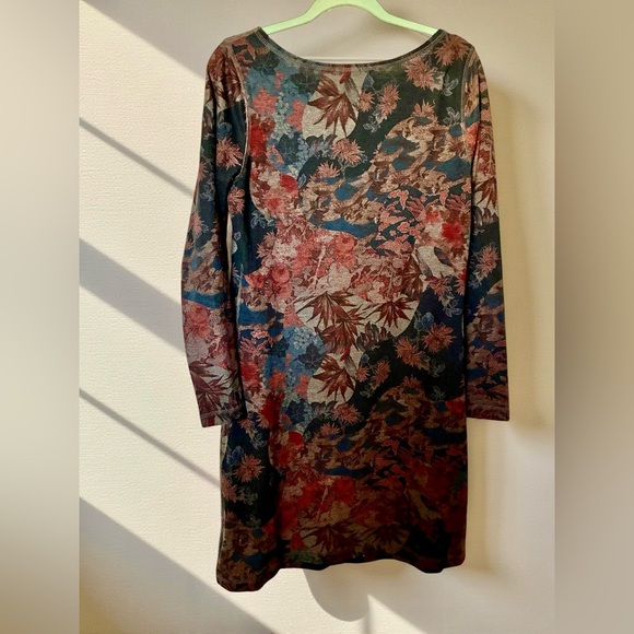 Premise Multicolor Floral Long Sleeve Dress - Picture 2 of 4